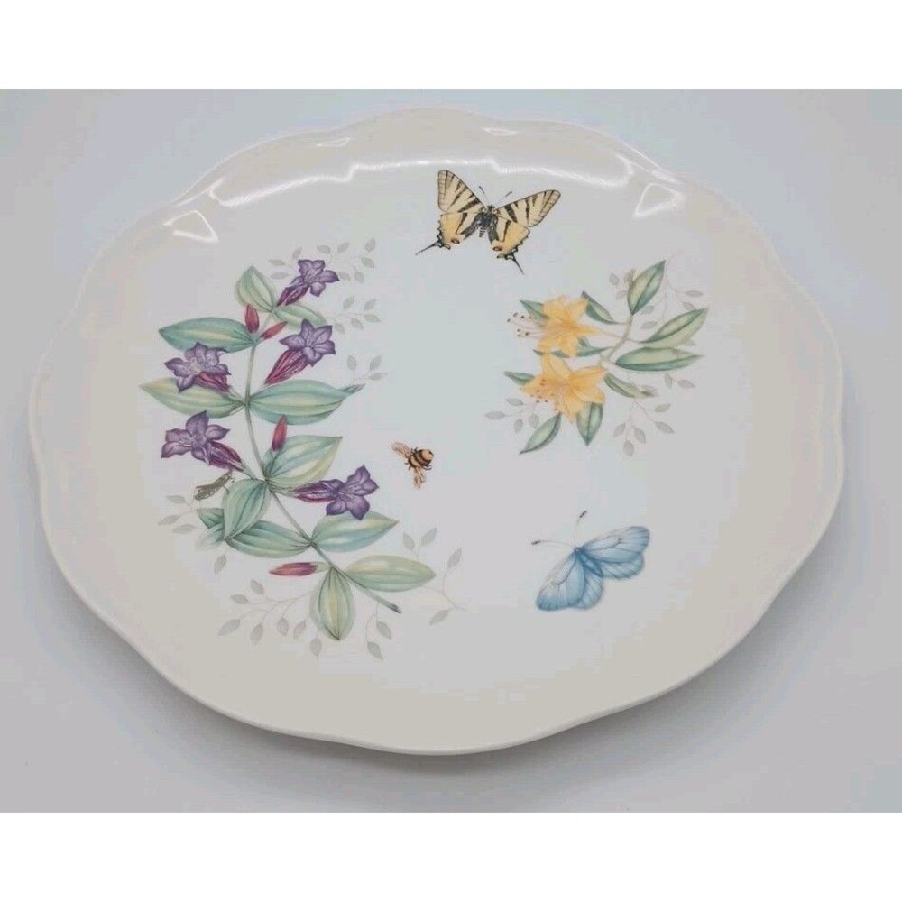 Vintage Lenox "Butterfly Meadow" Dinner Plate - Eastern Tailed Blue/Swallowtail